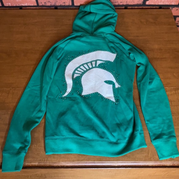 Victoria's Secret Pink Michigan State Spartans sweatsuit jacket - Picture 1 of 3
